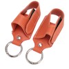 2pcs Inhaler Carrying Holder Clasp Closure Safety Carabiner Clip Portable