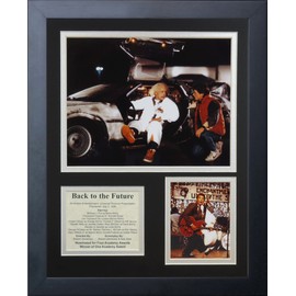 Legends Never Die "Back to The Future Framed Photo Collage, 11 x 14-Inch, (16421U)