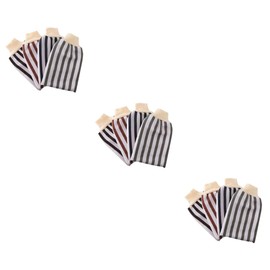 Healvian 12 Pcs Bath Massage Shower Loofah Sponge Pouf Red Headband Exfoliating Shower Body Scrub Back Massage Glove Towels Scrubber Take a Bath Fine Sand