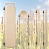 ZGQHZR 4 Sets Reusable Utensils Set with Case,Camping Cutlery Set