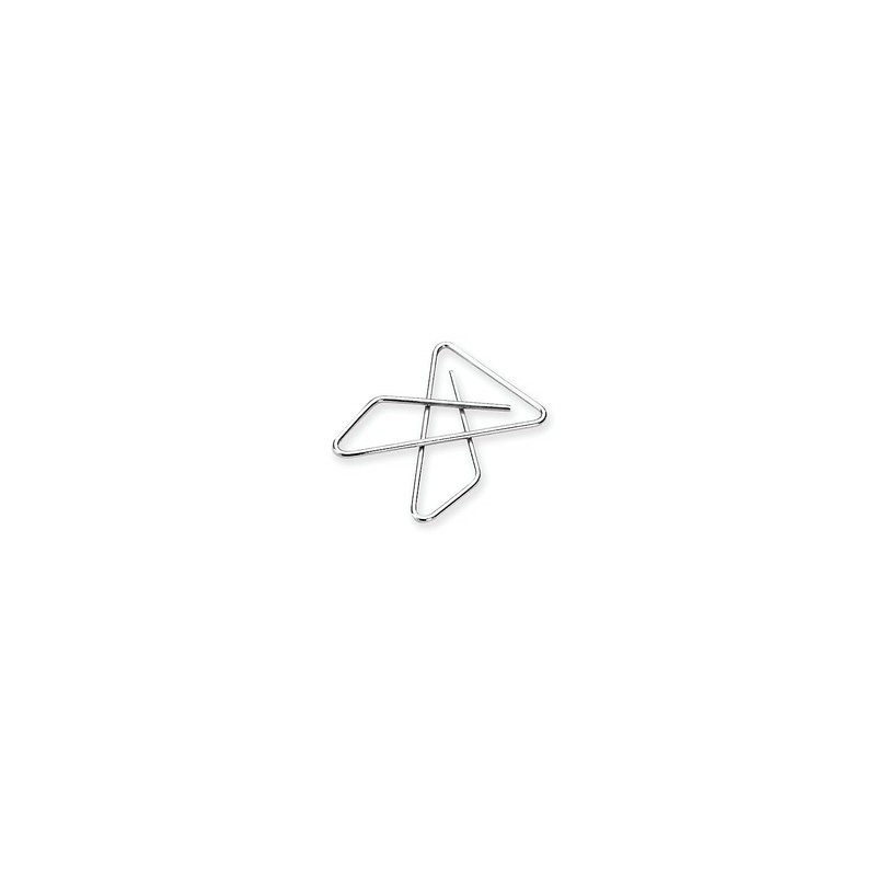 Acco Brand Ideal Paper Clamp (Butterfly Clamp), Smooth Finish, No.1