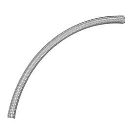 Braided Stainless Oil Line Fuel Hose By The Foot, 3/8 Inch