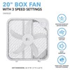 PerfectAire 20 in. H 3 Speed Box Fan