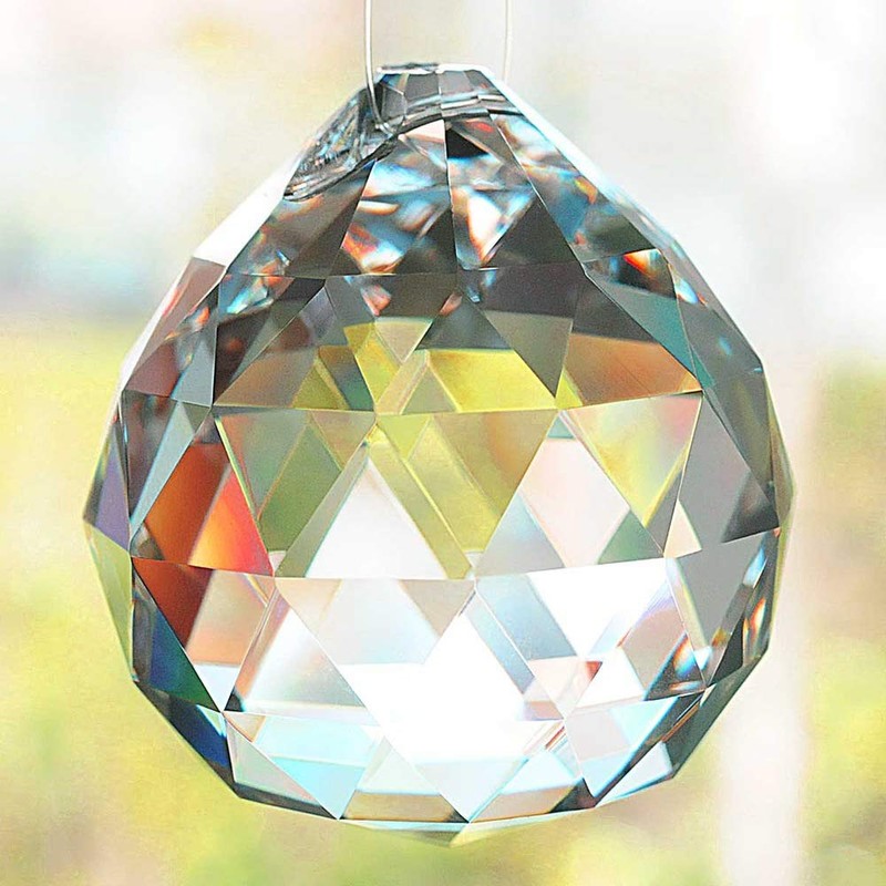 HAB & GUT -G701-50- Crystal Ball 50 mm, Triangular Cutting,