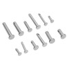 12 Sizes Stainless Steel Clevis Pin Single Hole Flat Head