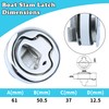 Lockable Boat Slam Latch 2" Deck Hatch Latch with Lift