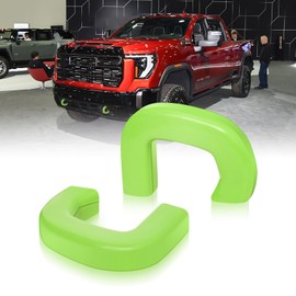 TOVIIEA Tow Hitch Covers for GMC Sierra 1500 2019-2024,Customized Tow Hook Cover Compatible with GMC Sierra 1500 Accessories,2PCS-RED