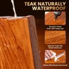 Realgulf 24 Inch Teak Floating Shelves Set of 2 -