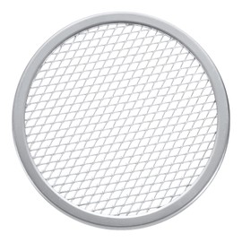 sourcing map Pizza Screen, 6" Restaurant-Grade Aluminum Round Pizza Baking Screen with Holes Seamless for Pizza Party Kitchen Restaurant Cooking, Silver Tone