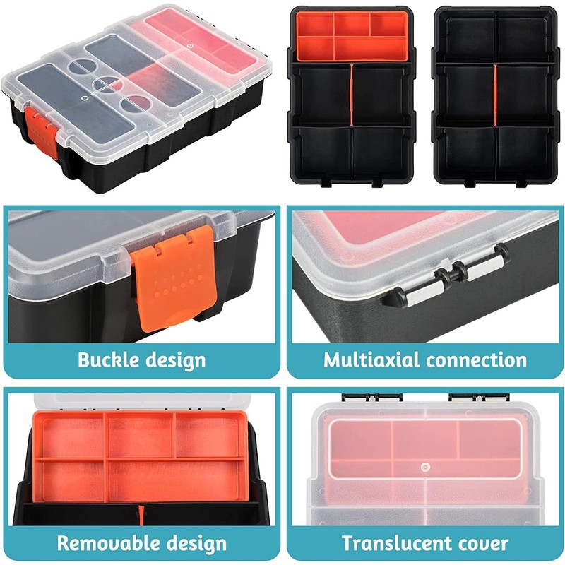 INHEMING Compartment Small Parts Organizer, 22 compartments Storage Box, Sortmaster