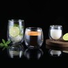 glastal 2x350ml Double Walled Coffee Glasses Mugs Cappuccino Latte Macchiato