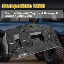 GXARTS Black Engine Under Cover Skid Plate 51405-60210 5140560210 Compatible with Toyota 4 Runner FJ Cruiser 2009-2023