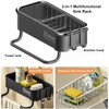 MENGCOOL Sink Caddy, Kitchen Sink Caddy Organiser Sink Sponge Holder