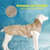 Adjustable Waterproof Dog Raincoat for Dogs,Lightweight Pet Rain Jacket Puppy