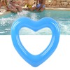 Heart Shaped Swimming Circle 120cm Thick Tear Resistant PVC Material