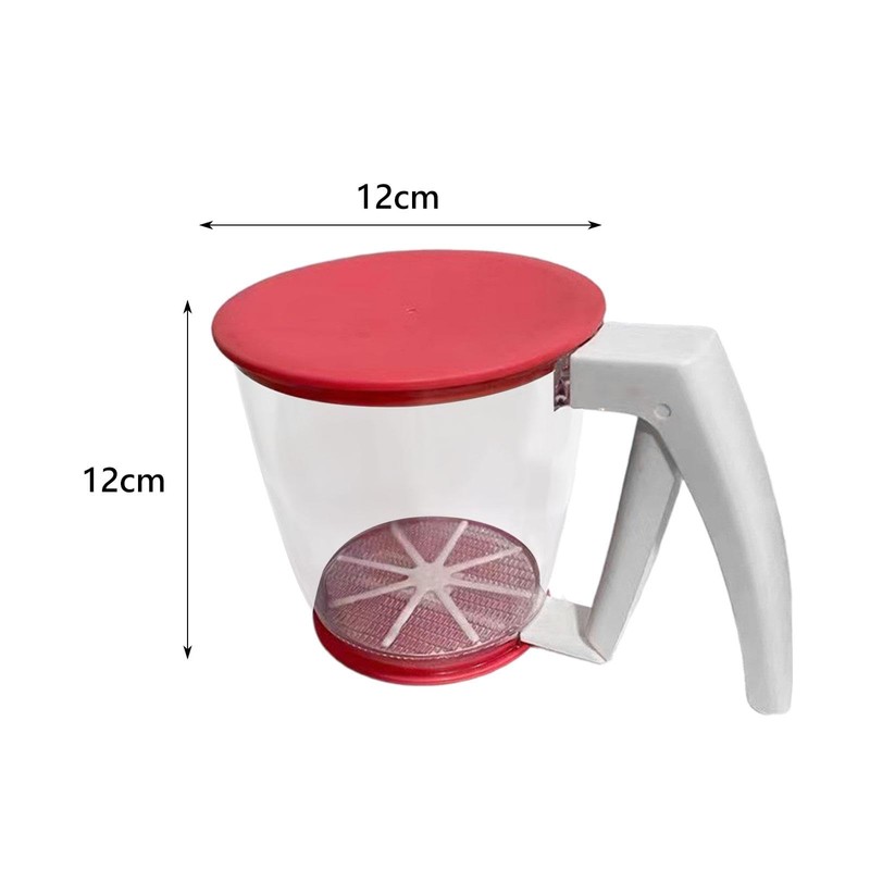 F Fityle Flour Sifter Cup Practical Kitchen Gadgets Flour Sieve