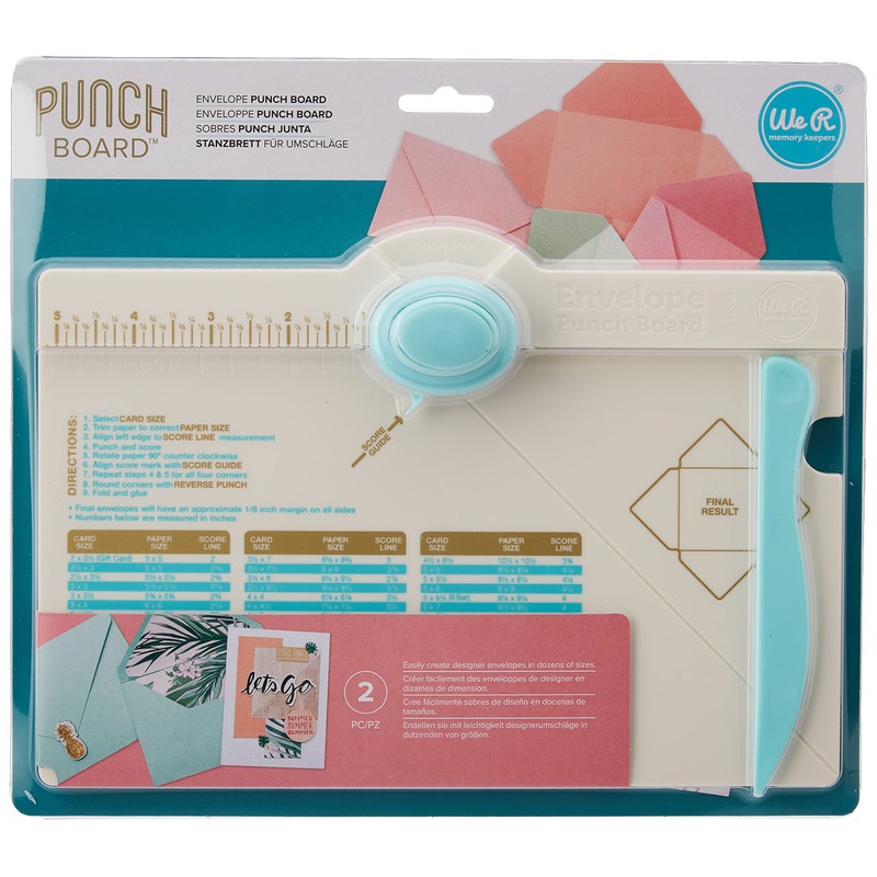 We R Memory Keepers Envelope Punch Board, Rayher Envelope Maker