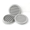 3" Round Plastic Louver Soffit Air Vent Reptile Screen Grille