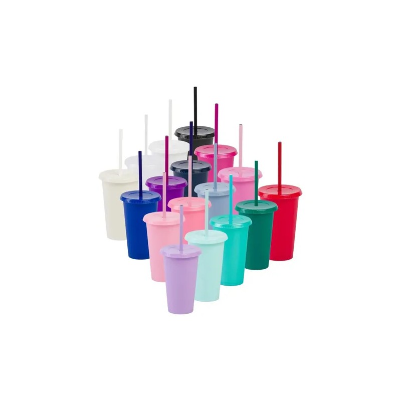 100 Vasos Reusables Uupz 16 Oz Bautizo Recuerdo Bolo Mayoreo