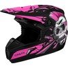 GMAX MX-46Y Unstable Helmet (Black/Pink, Youth Small) - FMVSS 218