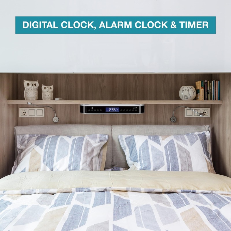 DPI iLive Under The Counter Wireless Stereo Bluetooth Speaker, Digital