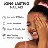 MoYou London Semi-Hardened Gel Nail Strips, Nail File & Wooden