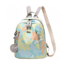 NICOLE & DORIS Casual Backpack Galaxy Backpack School Backpack Lightweight Backpack Women's Daypack Casual Daypack with Bobble, yellow
