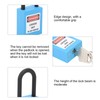5Set 38mm Lockout Tagout Lock Nylon Durable Dustproof Insulated Safety
