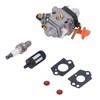 String Trimmer Carburetor Replacement 41801200610 Spark Plug Fuel Filter Gasket