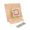 Olikraft Crochet Board with Pegs - 15 Pins Granny Square