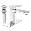 Chrome Bathroom Faucet Single Handle Bathroom Vanity Sink Faucet with