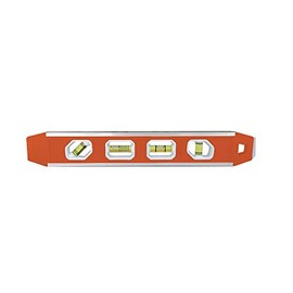 Johnson 1422-1200 Magnetic Aluminum Torpedo Level, 12", Orange