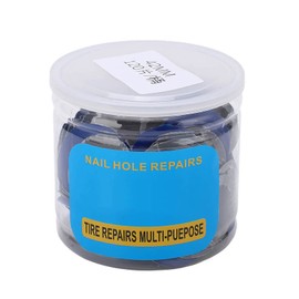 POENVFPO Parche de Reparación de Neumáticos, 120 Piezas de 43 Mm, Kits de Reparación de Parches de Neumáticos y Tubos de Caucho Redondos para Automóviles, Parches sin Cámara