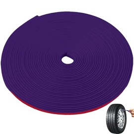 8 M Auto Rad Schutzring, Kantenschutz Autotür, Gummi Dekoration Streifen, Kantenschutz für Bleche, Auto Felgenschutz Dekorstreifen für Auto Felgen, Felgenschutz, Rad Dekoration (Violett)
