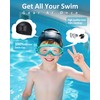 Hurdilen Kids Swim Goggles, Anti-fog, UV Protection and Wide View