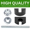 Spare Hardware Parts HEMNES Bed Frame Crescent Nut, Threaded Pin