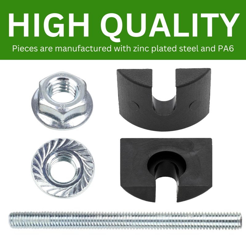 Spare Hardware Parts HEMNES Bed Frame Crescent Nut, Threaded Pin
