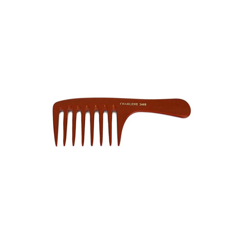 CHARLENE Handmade Bone Comb Anti-Static Chemical Heat Resistant Smooth Comb-out