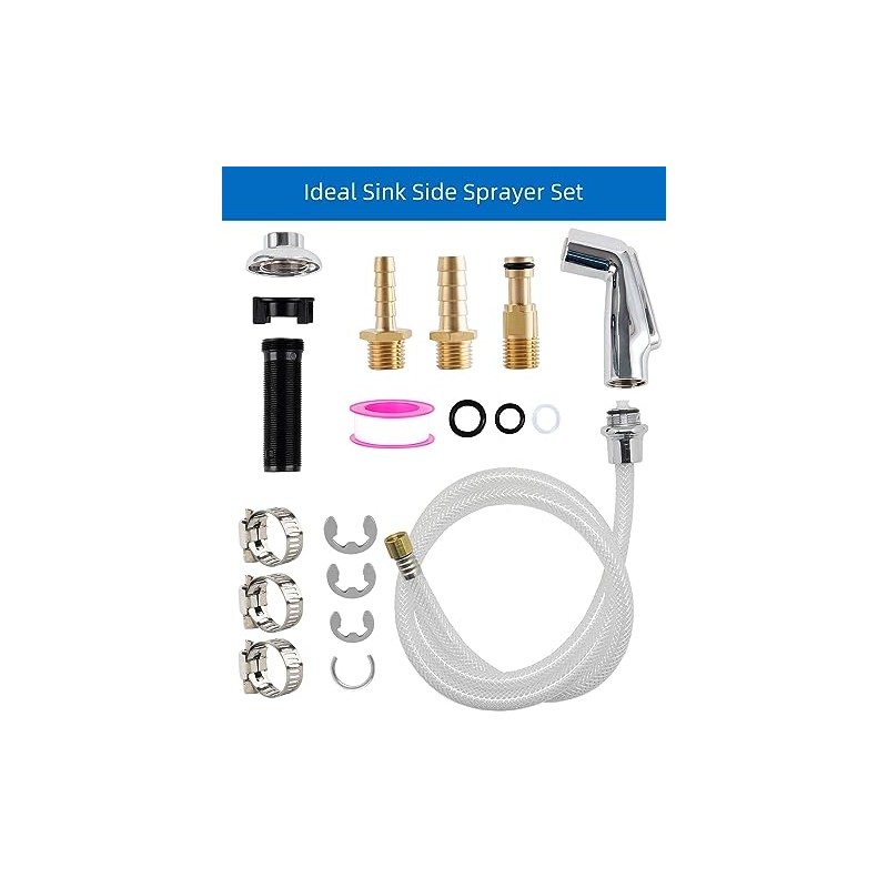 Universal Kitchen Sink Side Sprayer with Quick Side Connector Compatible