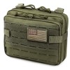 WYNEX Tactical Molle Admin Pouch of Laser Cut Design, Utility