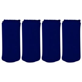 Imperial Home 24 Pack Wholesale Soft Cozy Fleece Blankets - 50" x 60" Comfy Throw Blankets (Navy Blue)