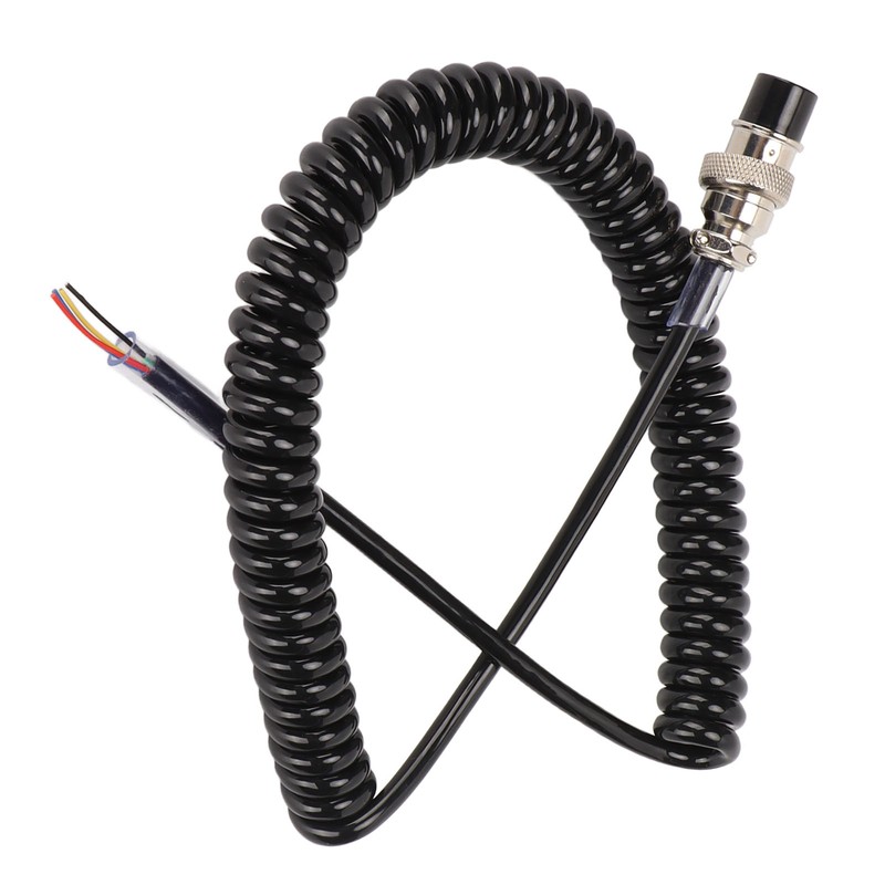 Radio Microphone Cable Replacement Female Hand Mic Cord with Prewired