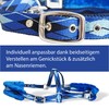 Halter for Horses Fur Headcollar Lined Blue in Sizes x