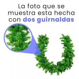 RIVERSOFY Guía Guirnalda Navideña 2.75 Mts X 25 Cm Ancho Flexible 6152