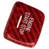 Engine Push to Start Button Cover Carbon Fiber Start Switch