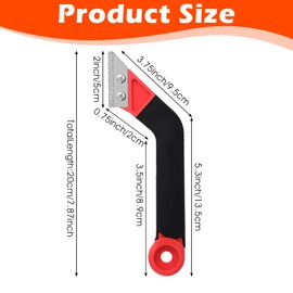 6 Pack Grout Tool, Long-Lasting Grout Saw Remover Scraper Tools with 5 Replacement Knife Blades, Angled Tile Grouts Scraping Rake for Cleaning Ceramic Tile Joints and Corners