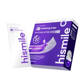 Hismile V34 Whitening Strips, Teeth Whitening Strips, Purple Tooth Whitening, Tooth Stain Treatment, Combining Whitening and Colour Correction
