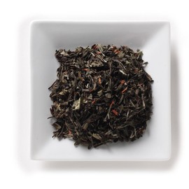 Mahamosa Pomegranate White Tea 4 oz - Loose Leaf Flavored White Tea Blend (with white tea, safflower, rosehips, and flavoring)