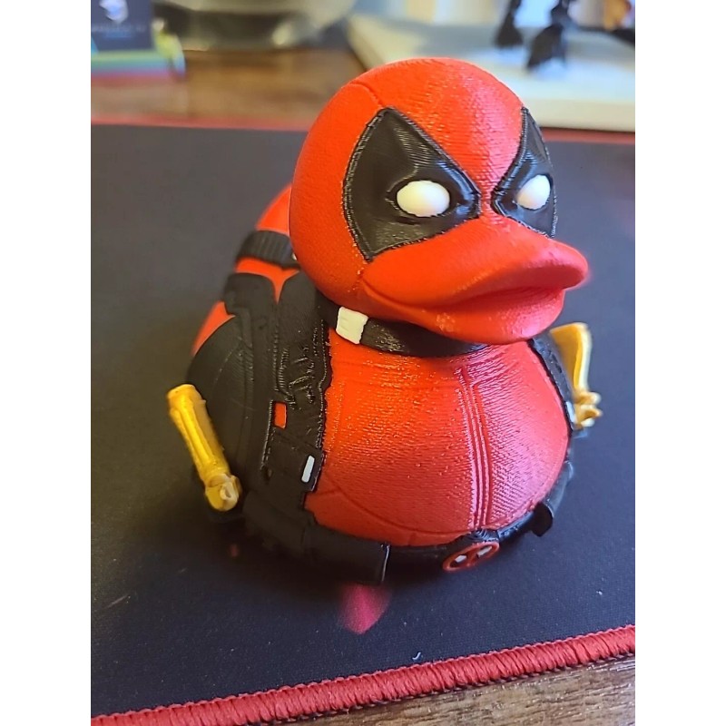 Marsala3D Deadpool Duck 3D Printed Large Size Jeep Duck Plastic