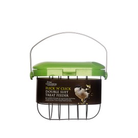Tom Chambers Flick 'n' Click Double Suet Treat Feeder